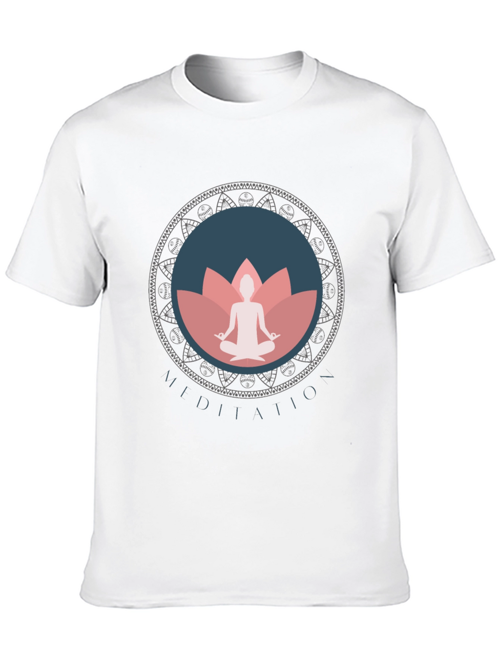 Meditation Mandala Graphic T-Shirt