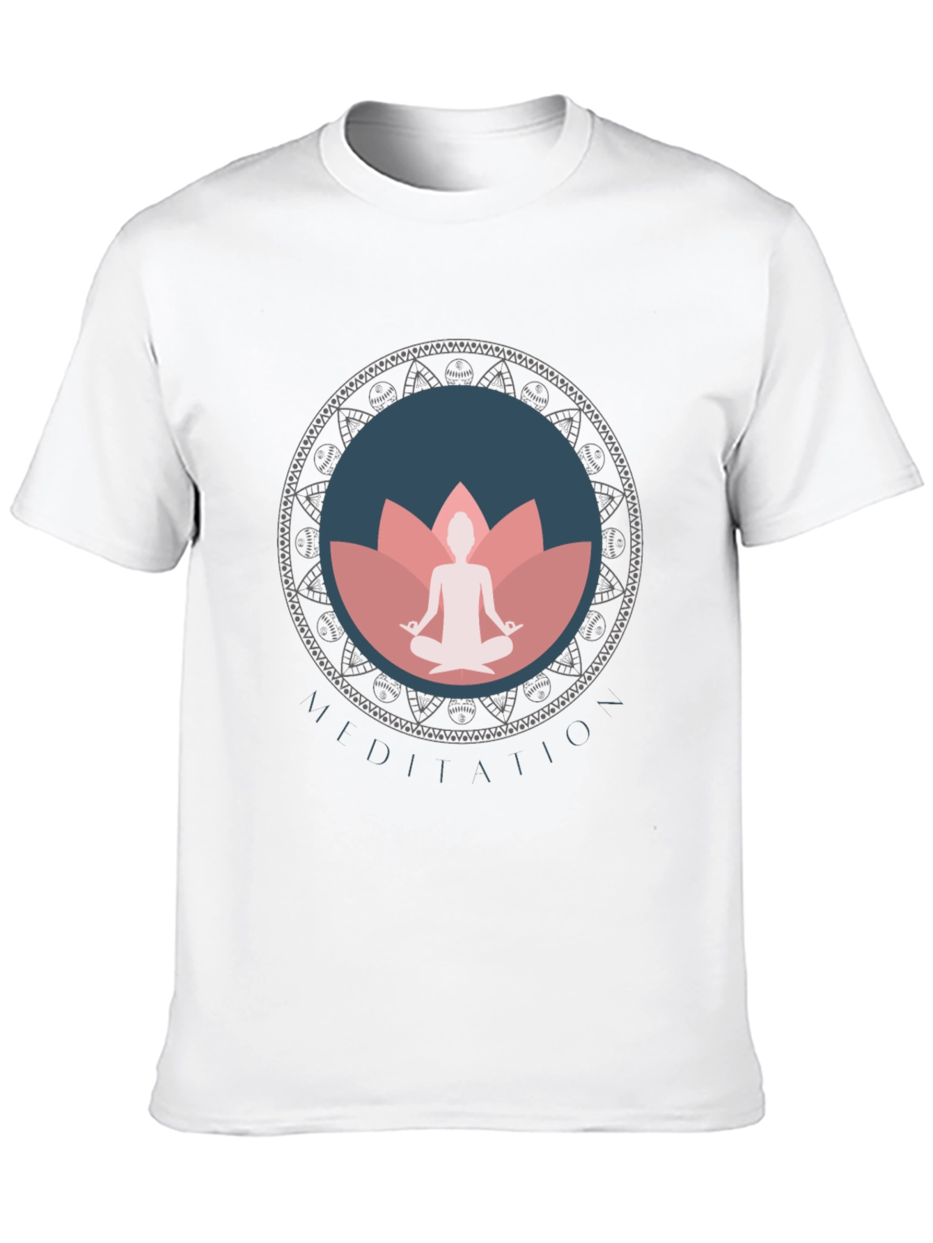 Meditation Mandala Graphic T-Shirt