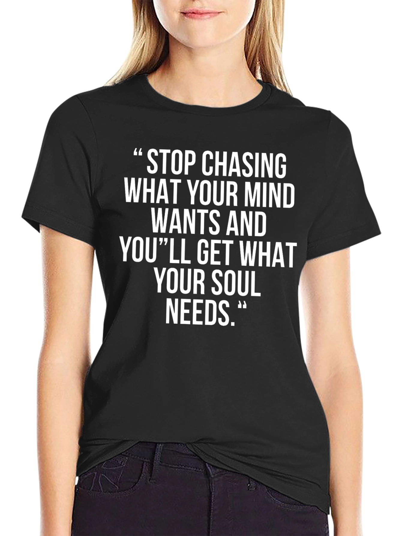 Inspirational Soul Needs T-Shirt - Black
