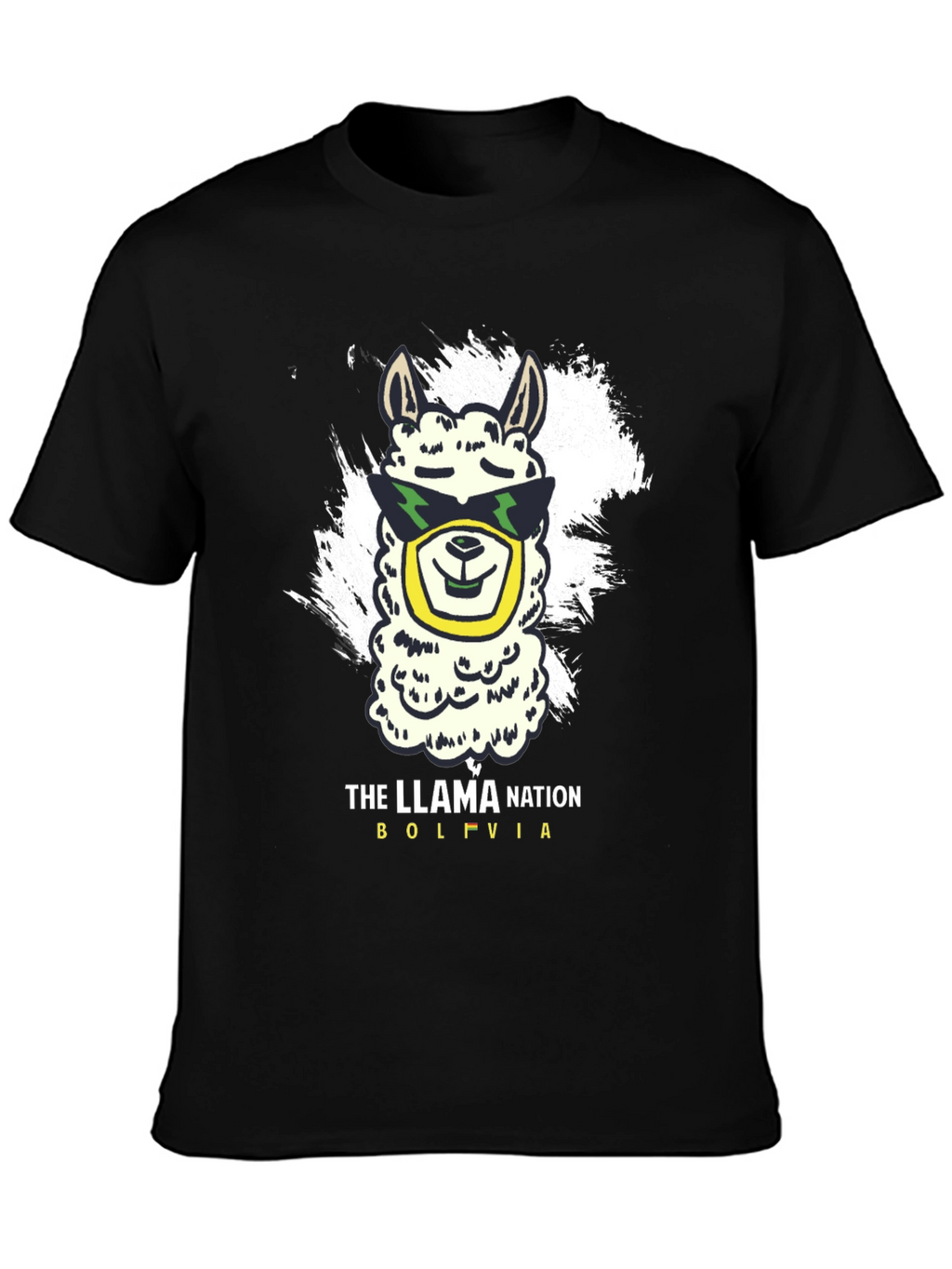Llama Nation Graphic Tee - Bolivia Pride!