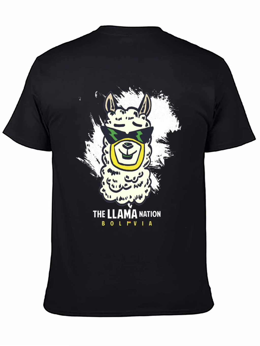 Llama Nation Graphic Tee - Bolivia Pride!