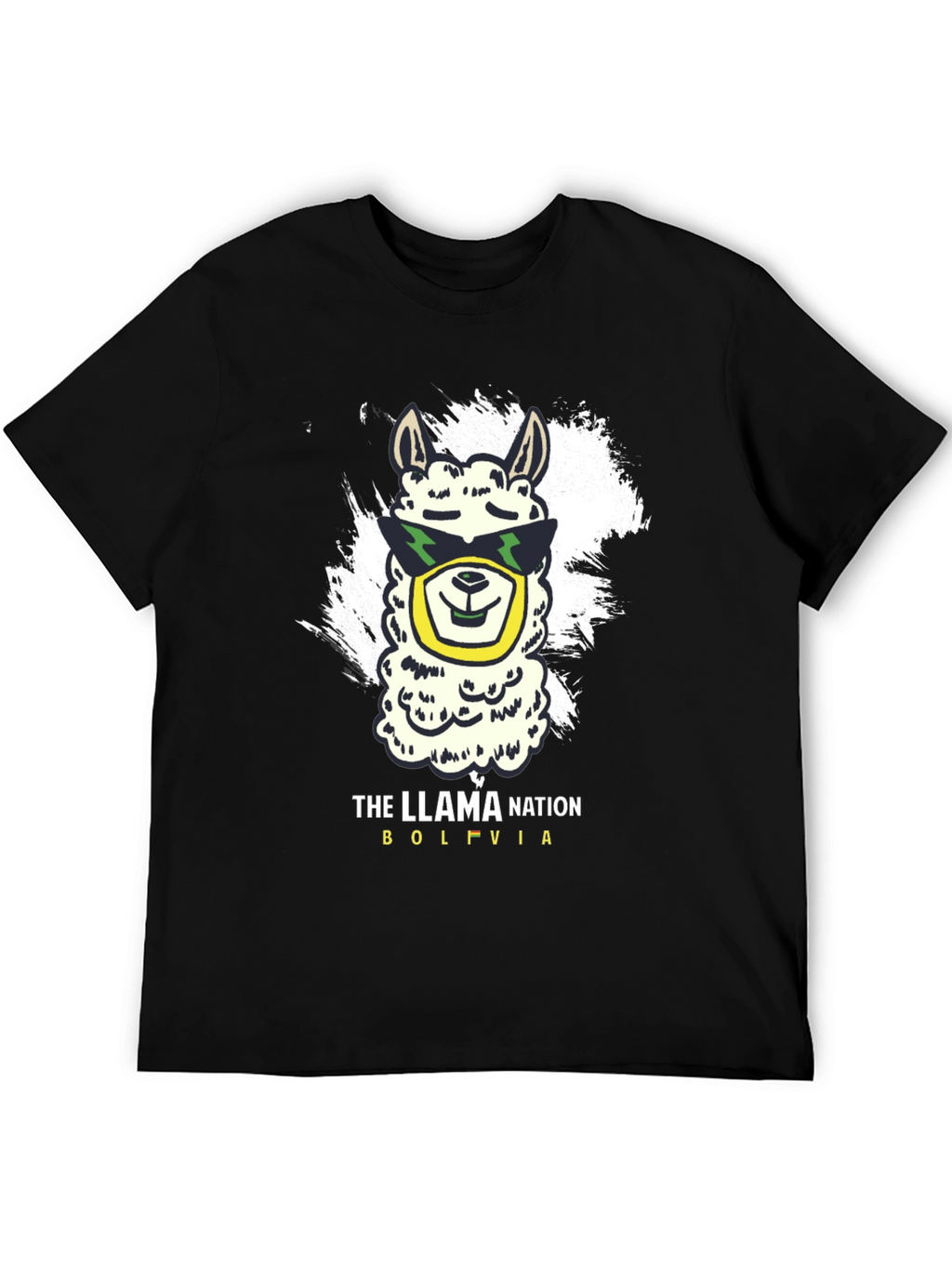 Llama Nation Graphic Tee - Bolivia Pride!