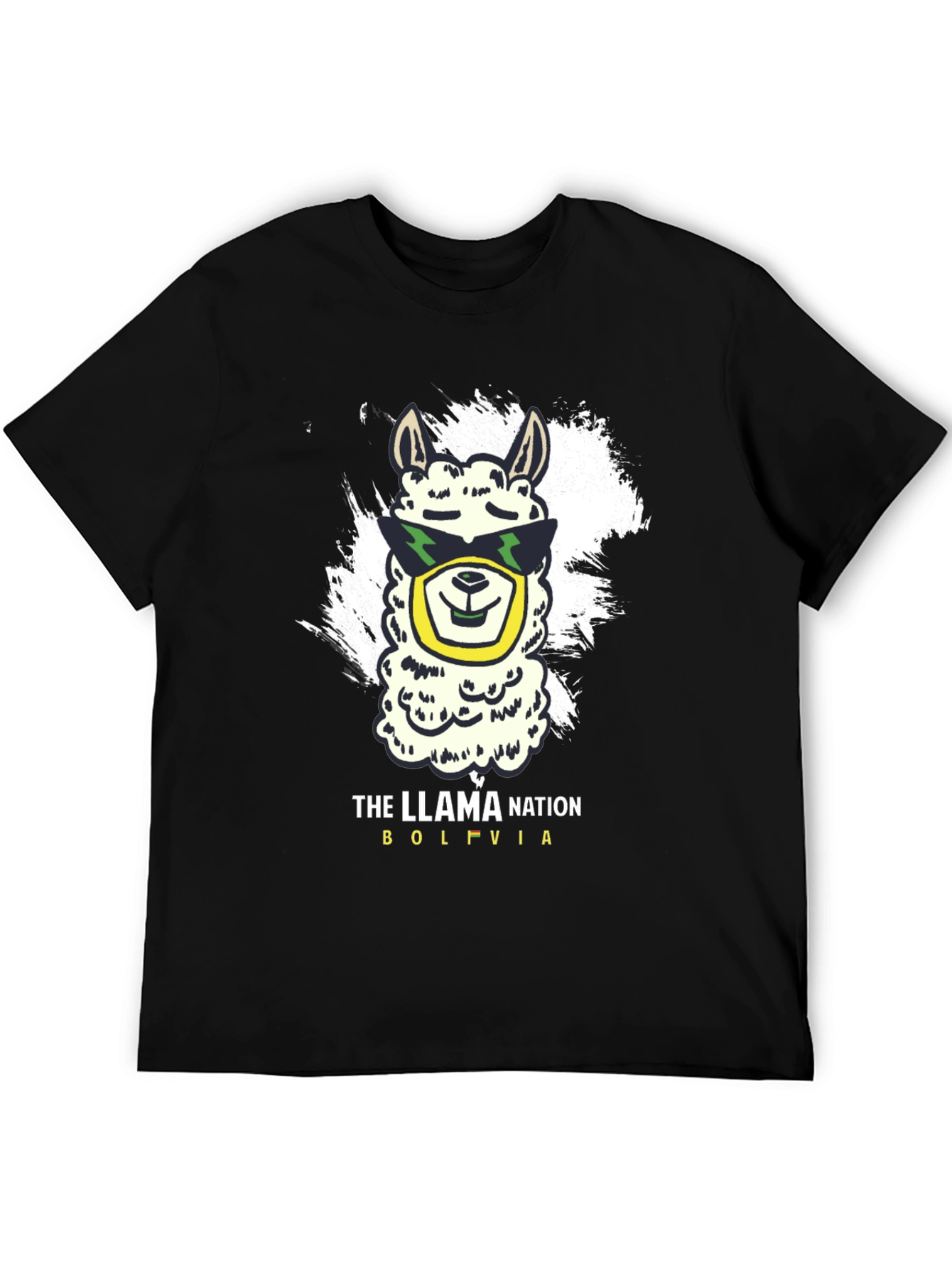 Llama Nation Graphic Tee - Bolivia Pride!