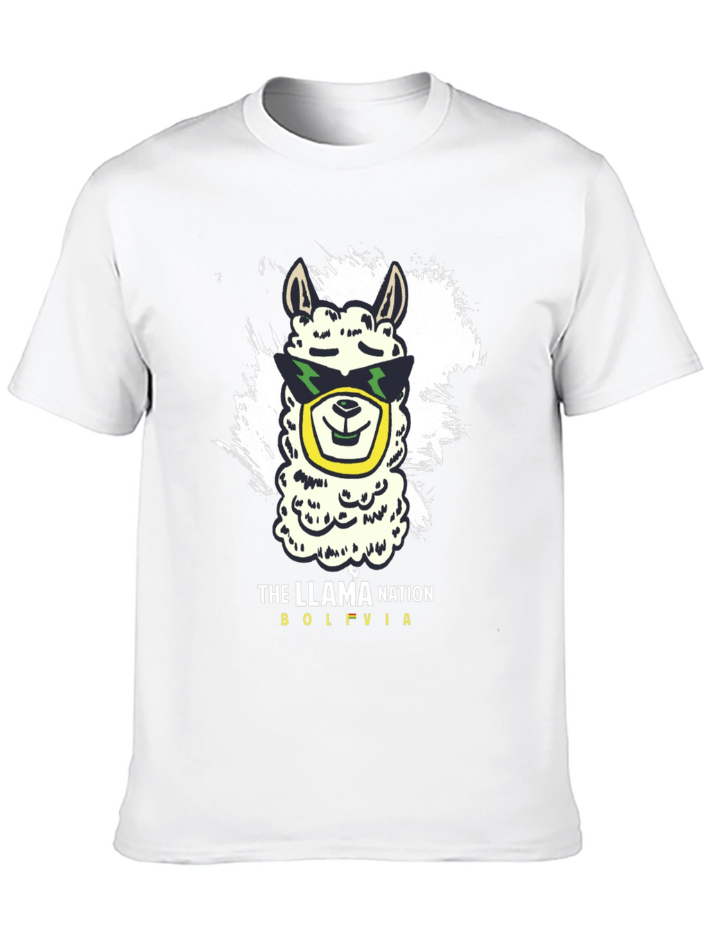 Llama Nation Graphic Tee - Bolivia Pride!