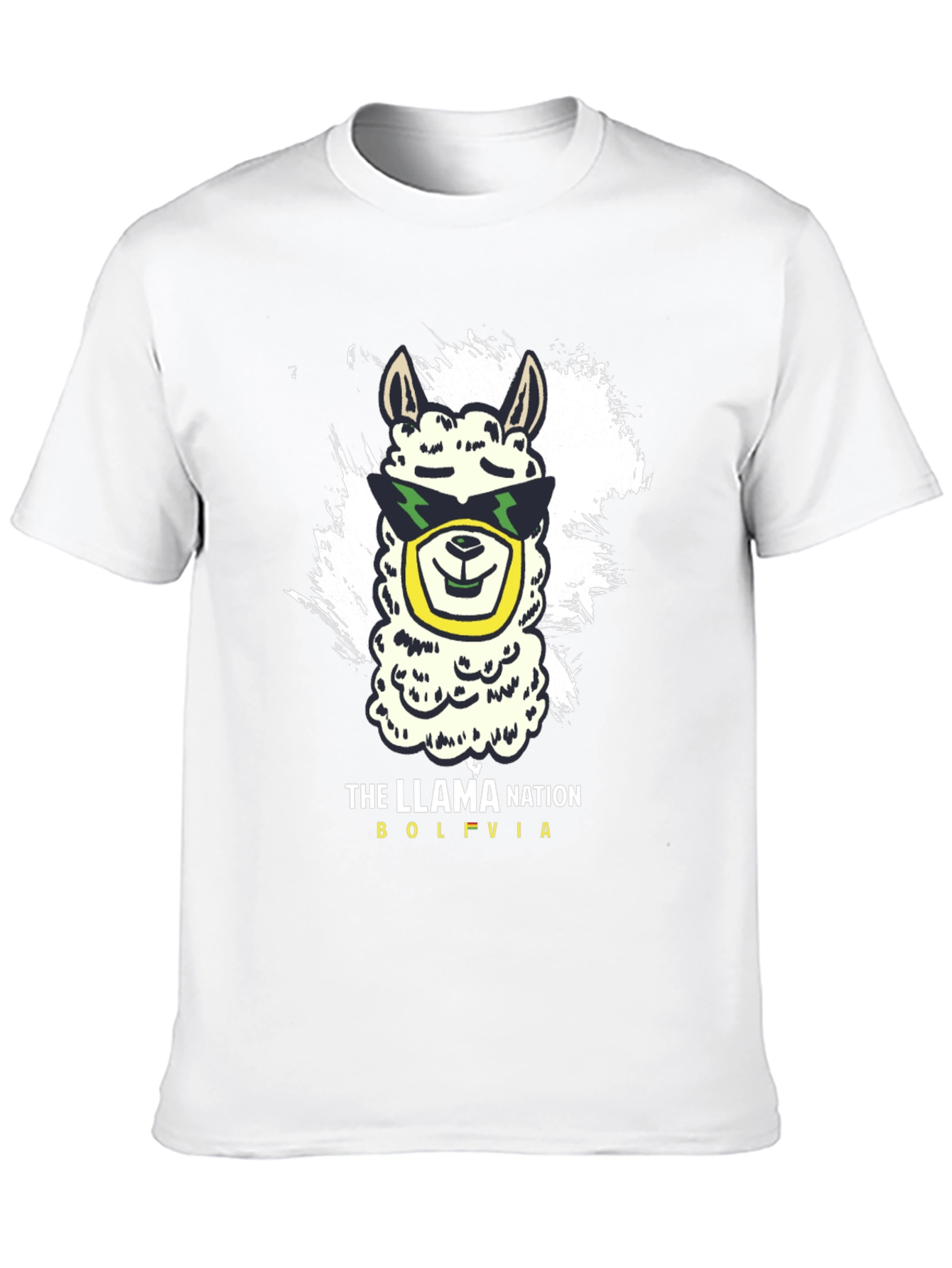 Llama Nation Graphic Tee - Bolivia Pride!