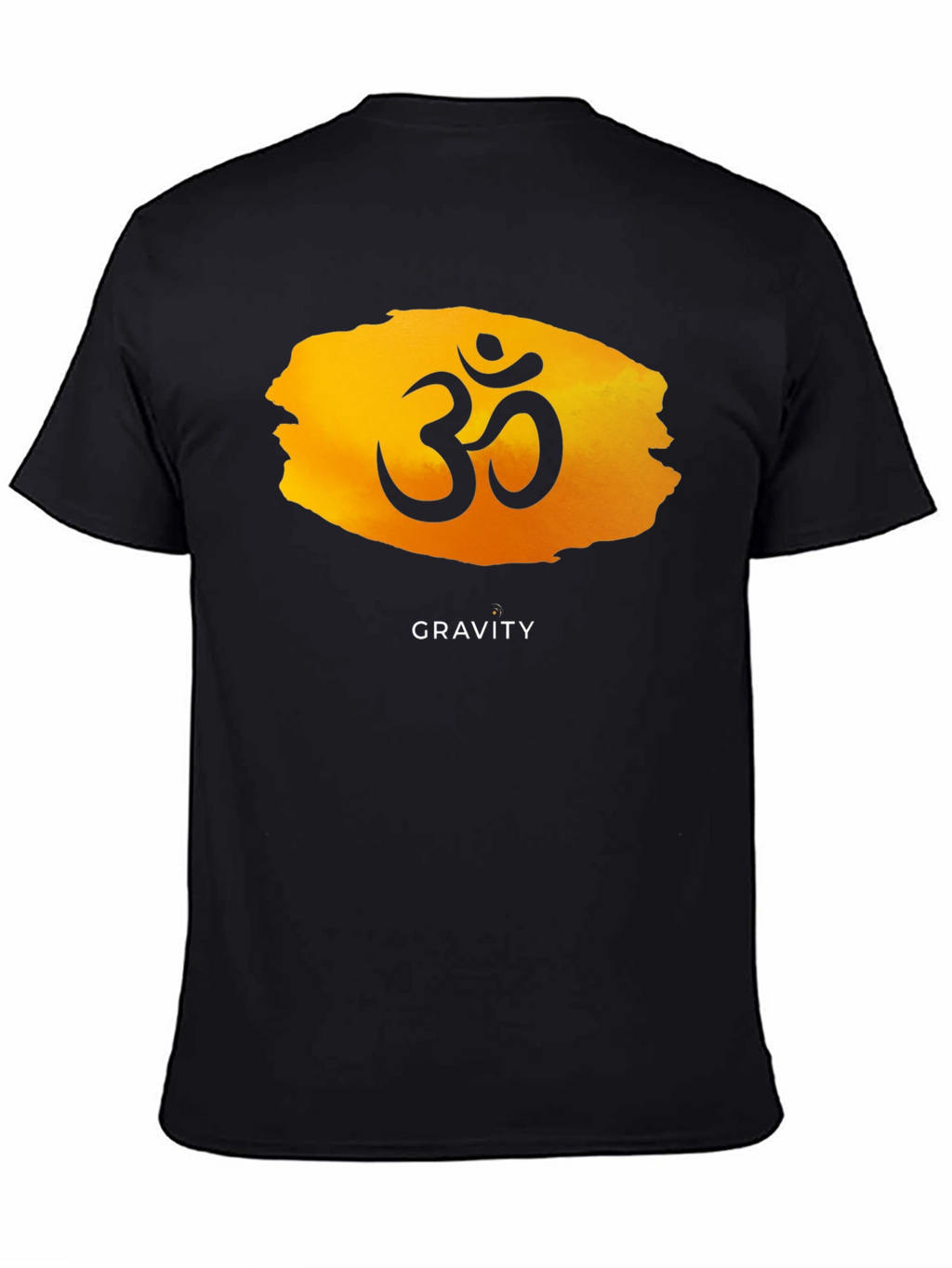 Om Symbol Gravity Graphic Tee - Unisex Black T-Shirt