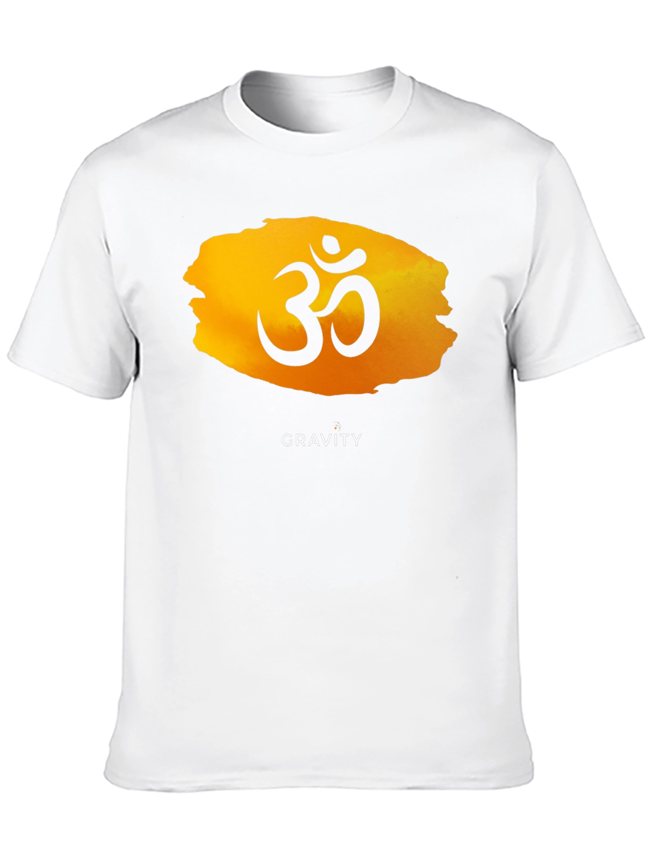 Om Symbol Gravity Graphic Tee - Unisex Black T-Shirt
