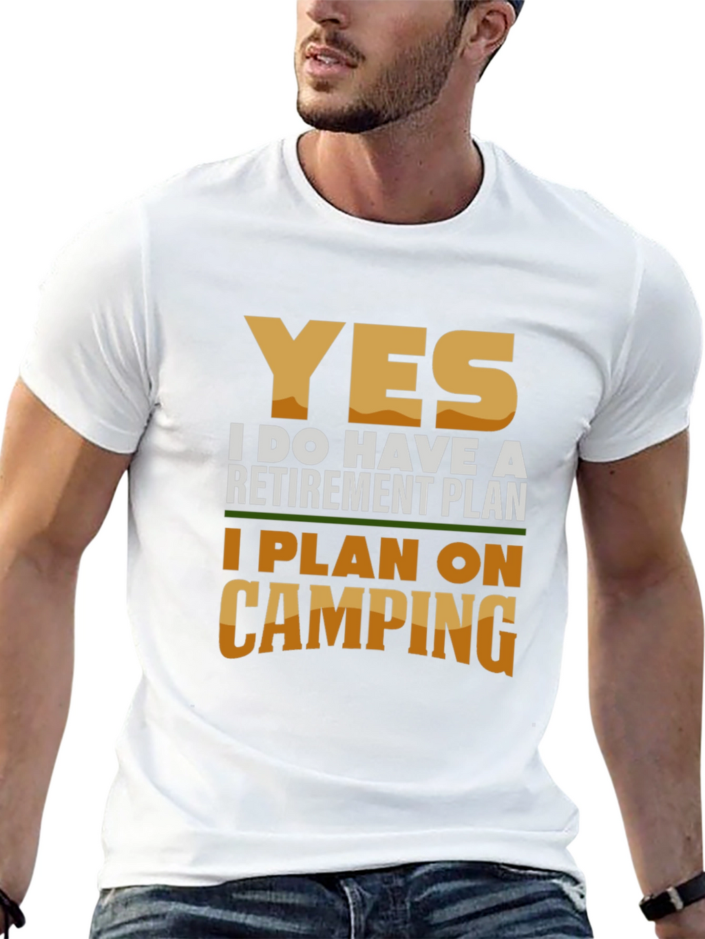 Camping Retirement Plan Graphic T-Shirt