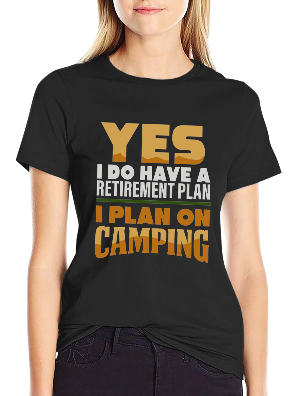Camping Retirement Plan Graphic T-Shirt