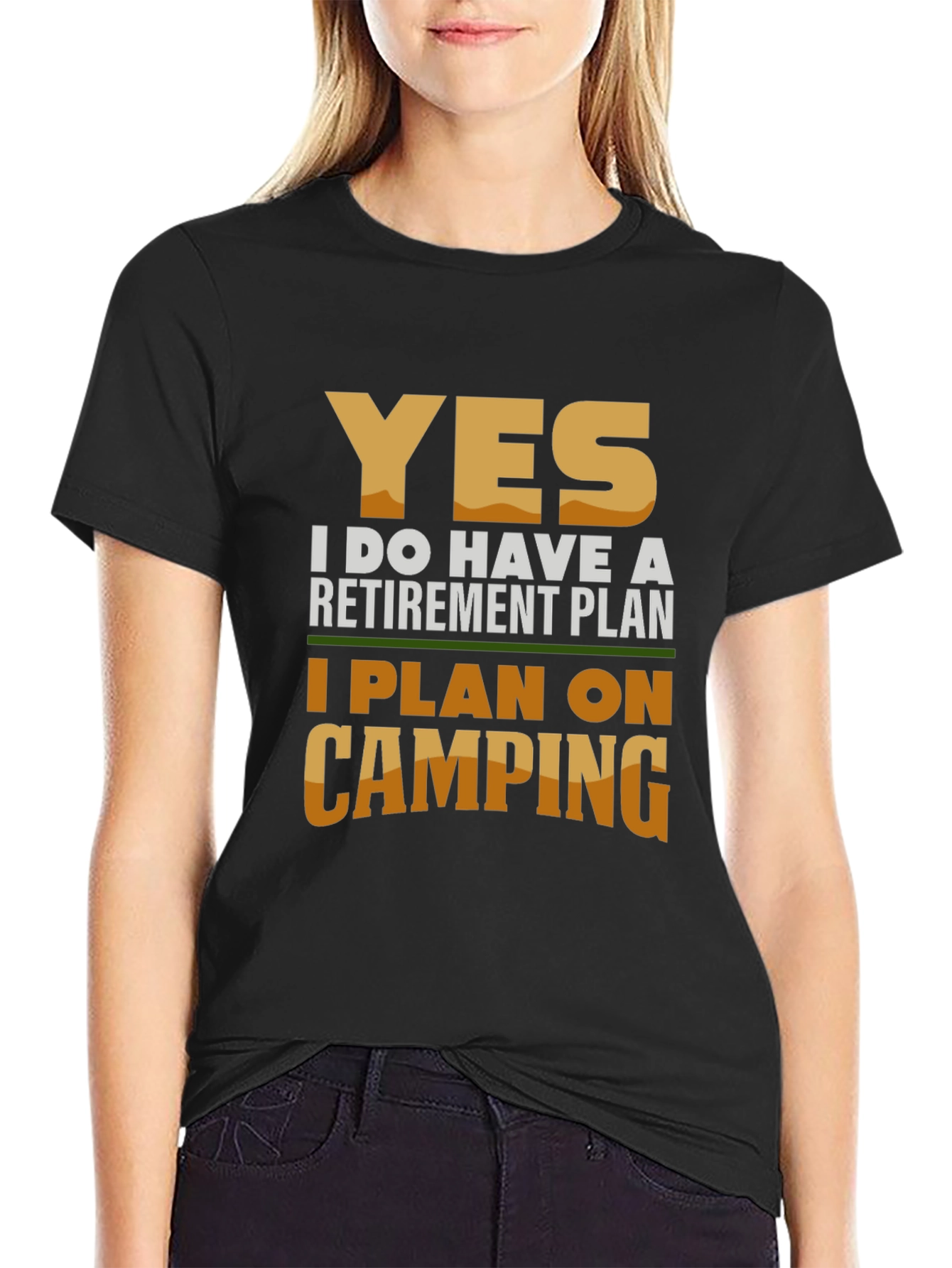 Camping Retirement Plan Graphic T-Shirt