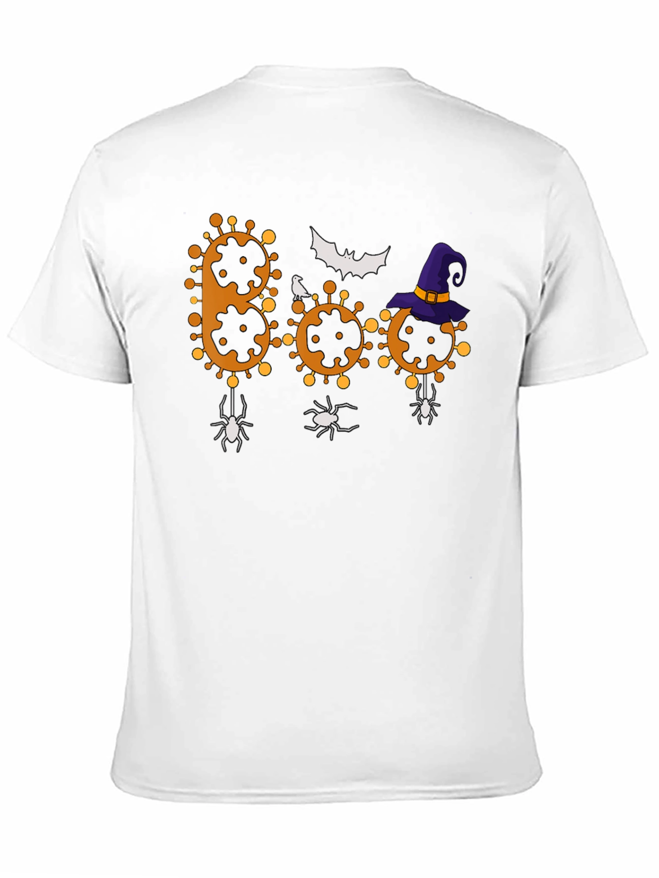 Halloween BOO T-Shirt - Virus Design