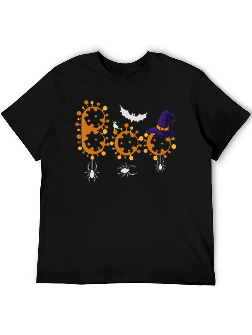 Halloween BOO T-Shirt - Virus Design