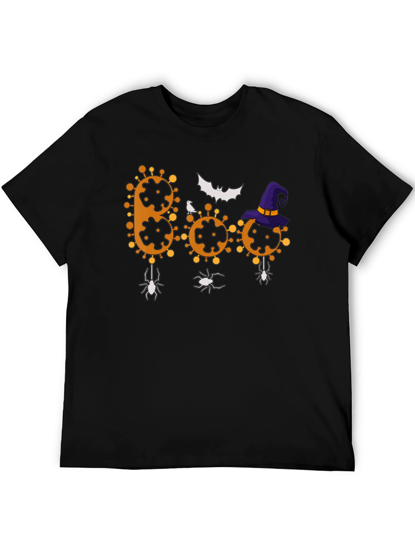 Halloween BOO T-Shirt - Virus Design