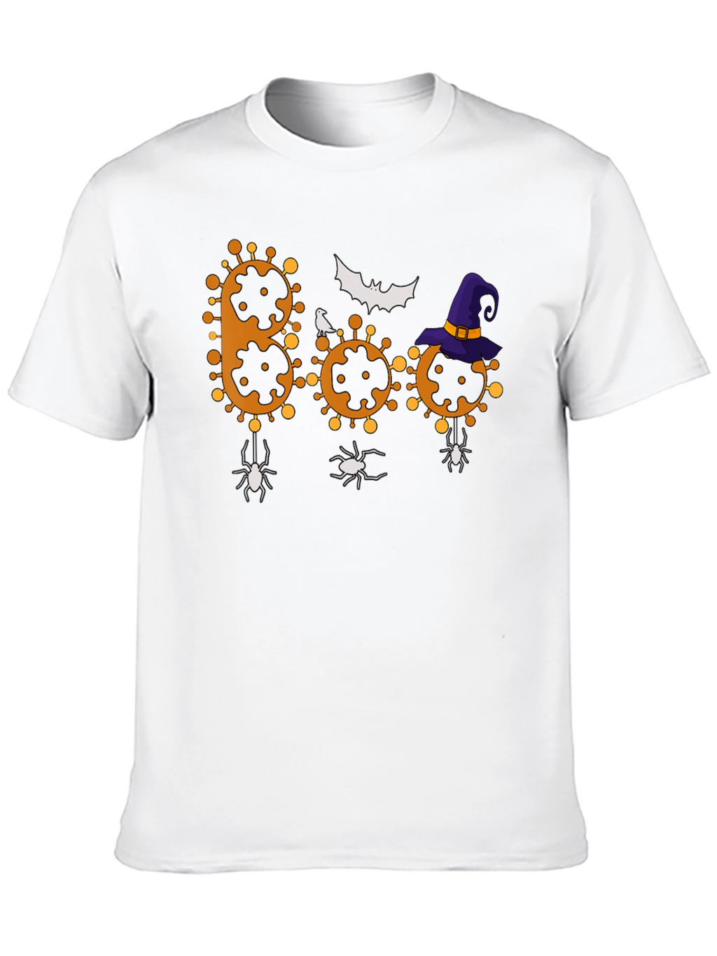 Halloween BOO T-Shirt - Virus Design