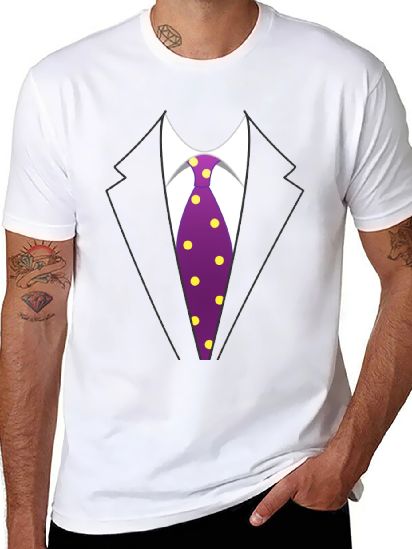 Tuxedo T-Shirt - Fun Suit Design