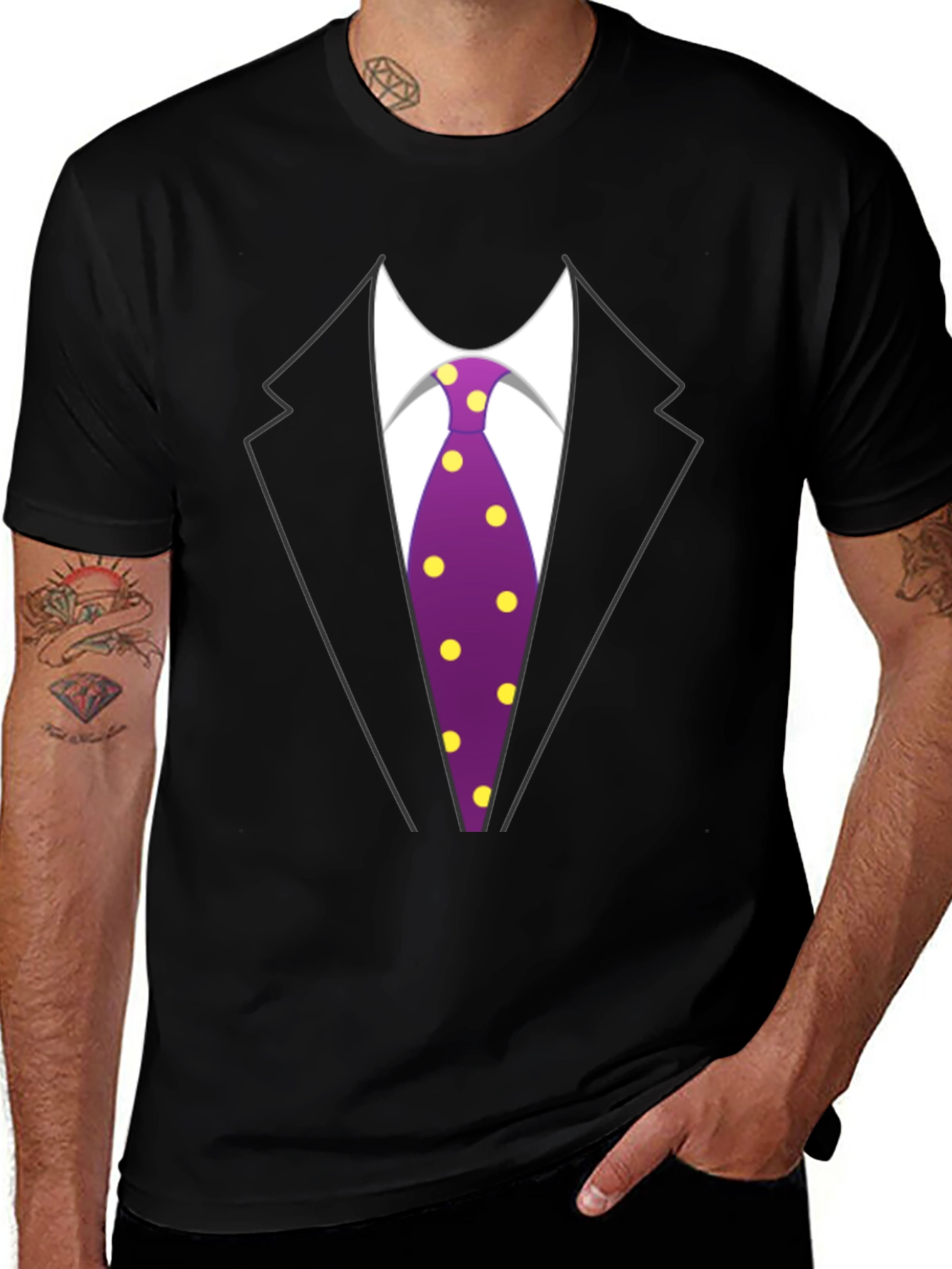 Tuxedo T-Shirt - Fun Suit Design