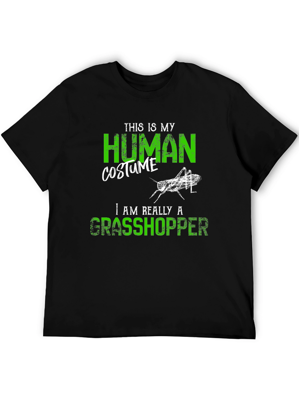 Human Costume Grasshopper Graphic Tee