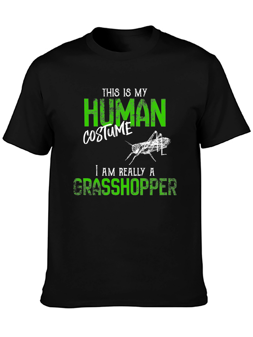 Human Costume Grasshopper Graphic Tee