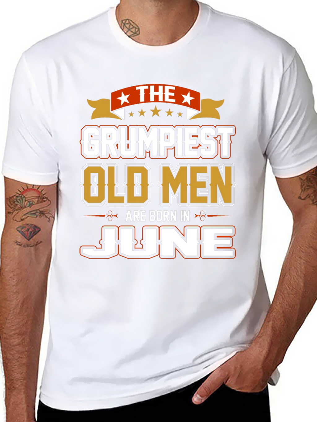 Grumpiest Old Men Born in June T-Shirt