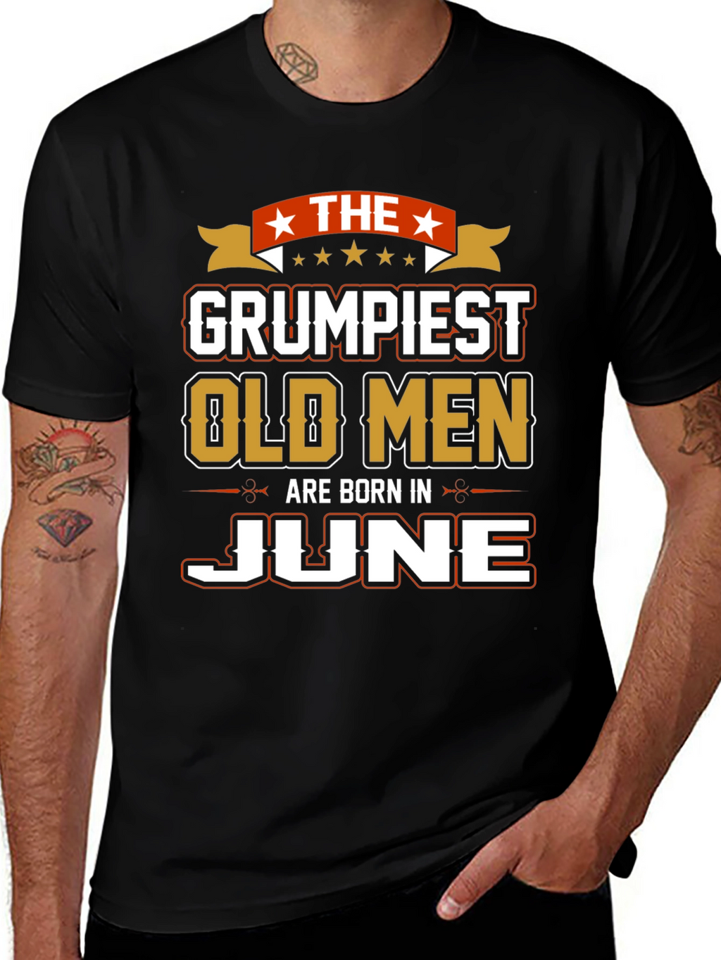 Grumpiest Old Men Born in June T-Shirt