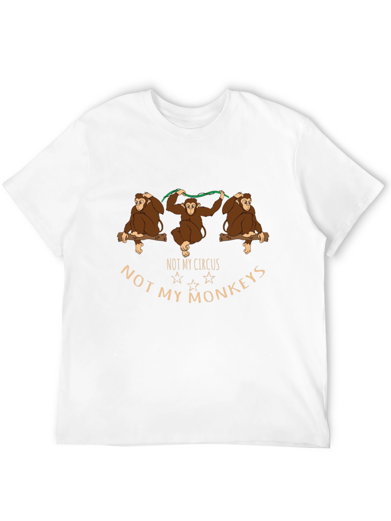 Not My Circus Monkeys Graphic T-Shirt