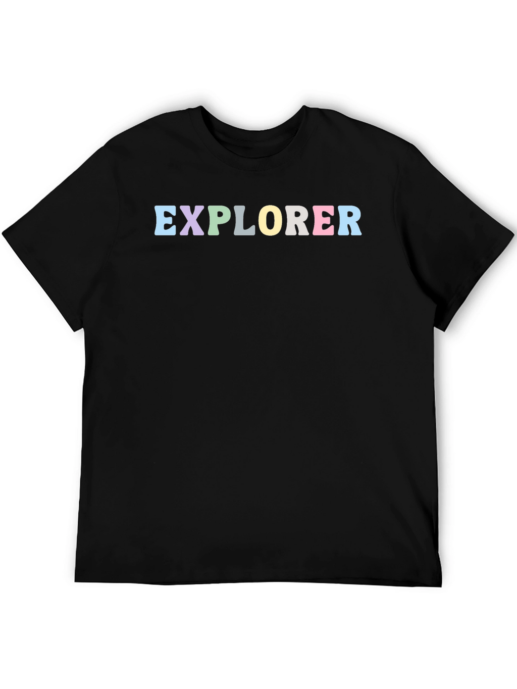 Explorer Graphic Tee - Soft Cotton Black T-Shirt
