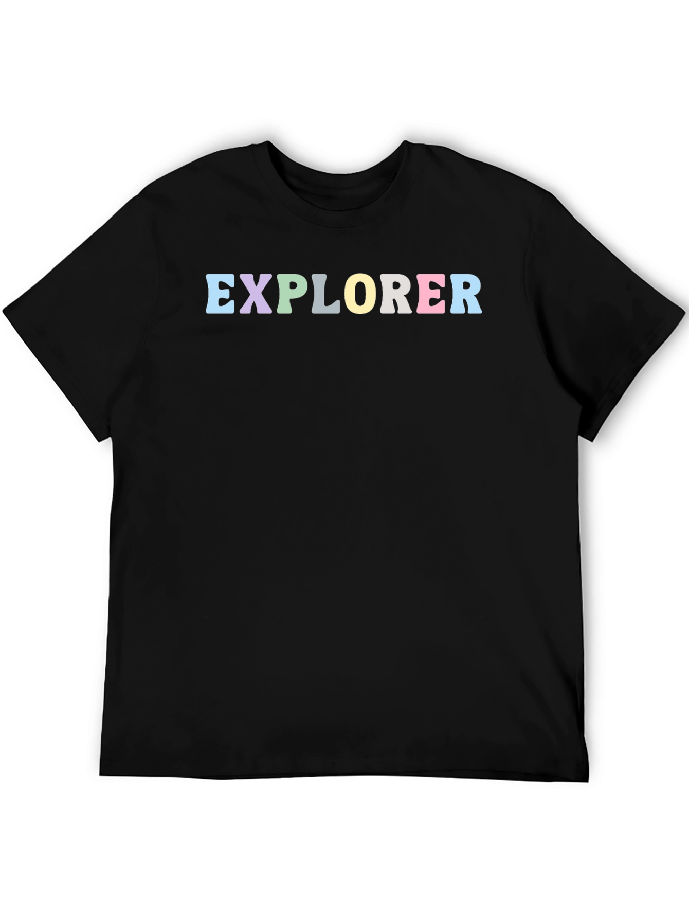 Explorer Graphic Tee - Soft Cotton Black T-Shirt