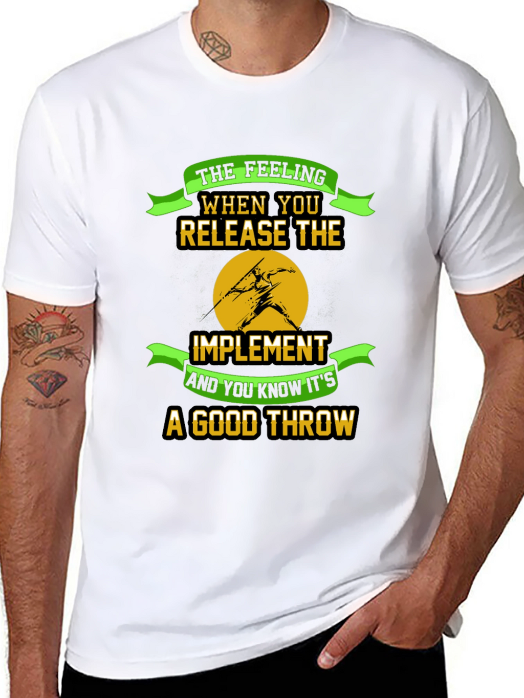 Javelin Throwing T-Shirt: The Feeling of a Good Throw