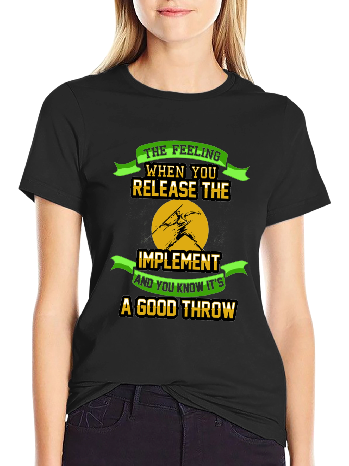 Javelin Throwing T-Shirt: The Feeling of a Good Throw