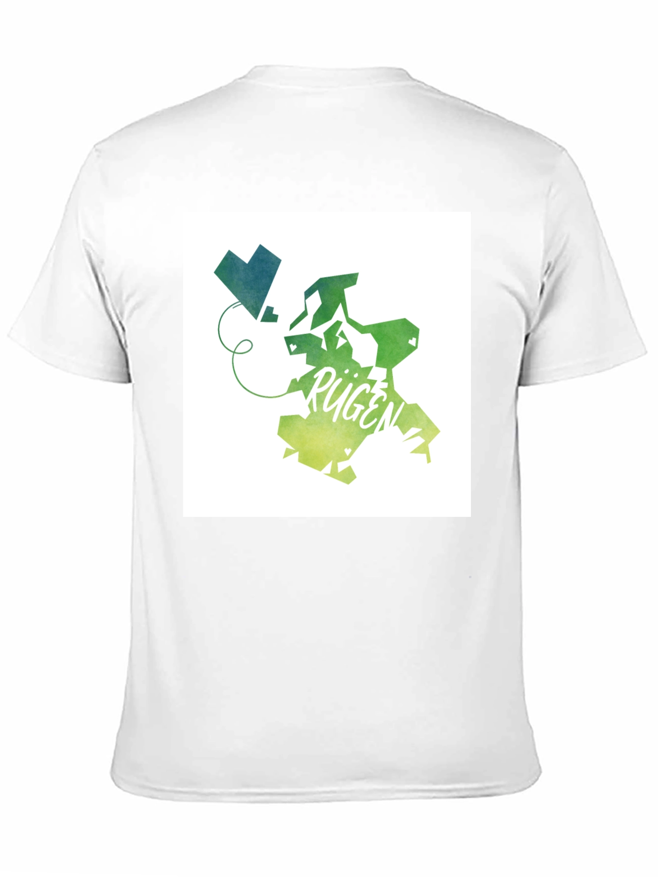 Rügen Island Map Graphic Tee