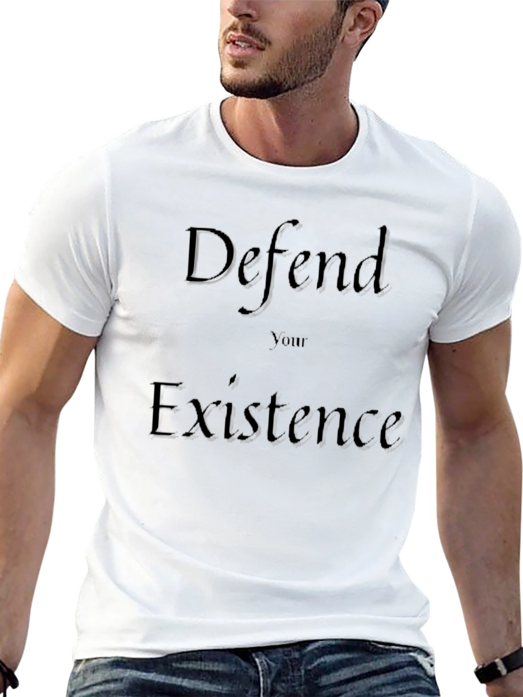 Defend Your Existence Black T-Shirt