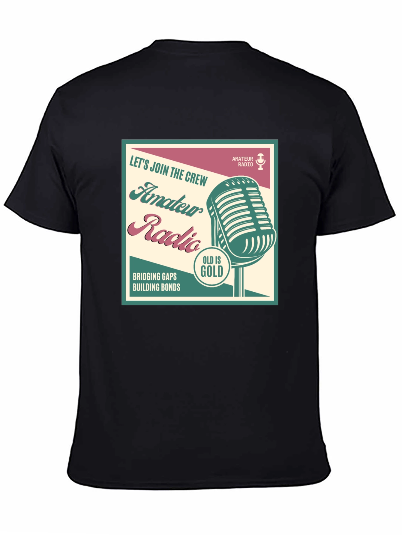 Amateur Radio T-Shirt - Old is Gold Vintage Ham Radio Tee