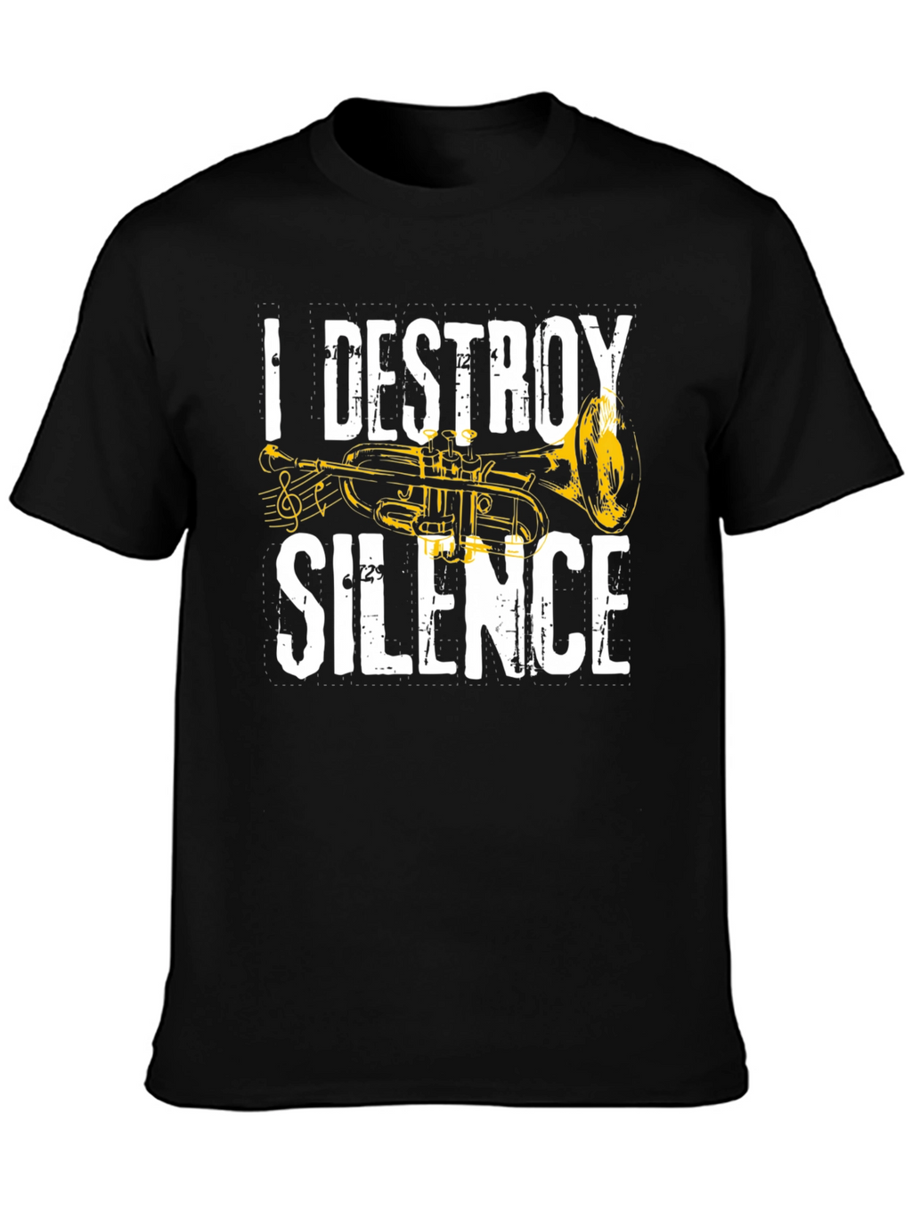 I Destroy Silence Trumpet T-Shirt