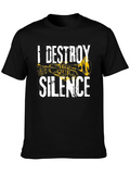I Destroy Silence Trumpet T-Shirt