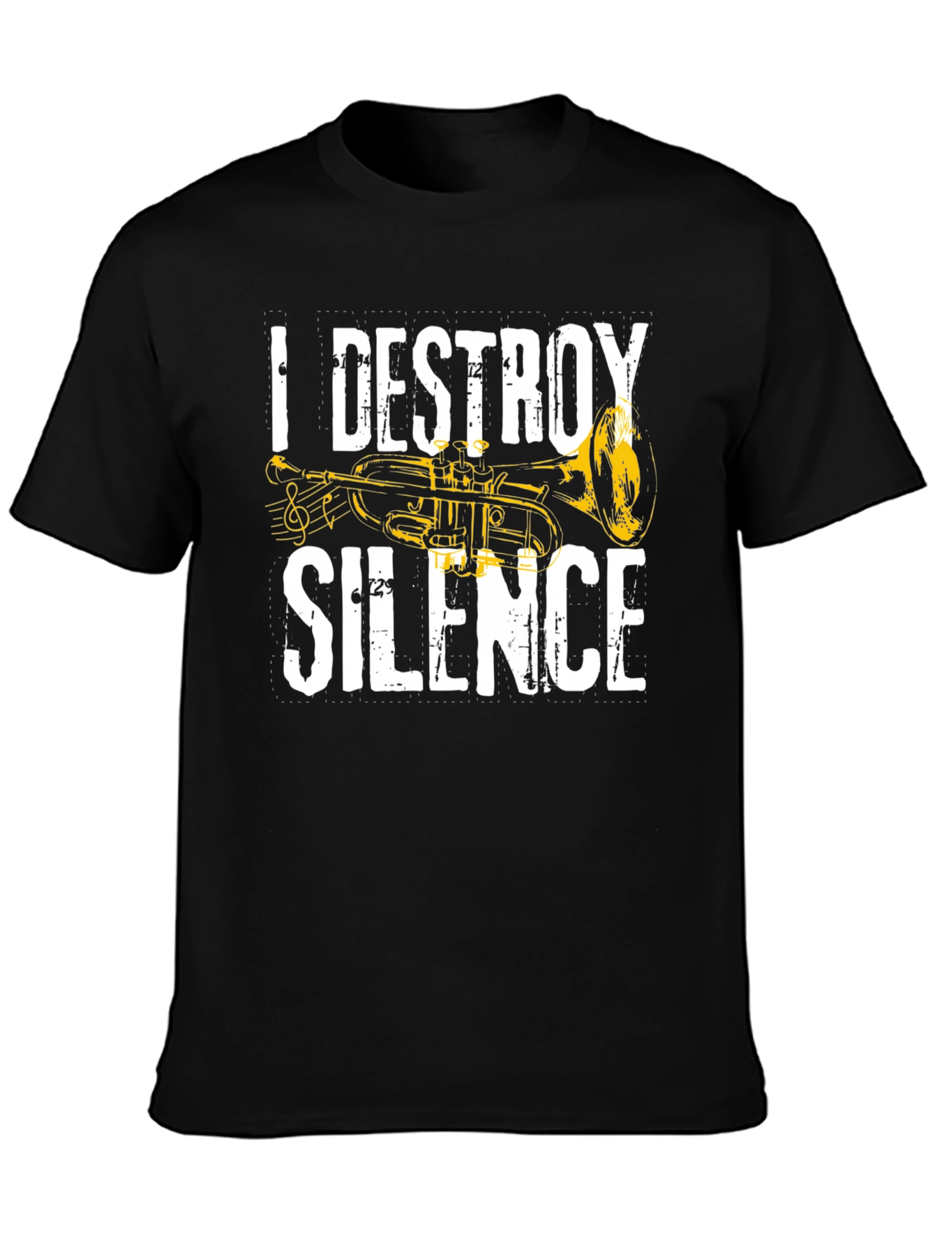 I Destroy Silence Trumpet T-Shirt