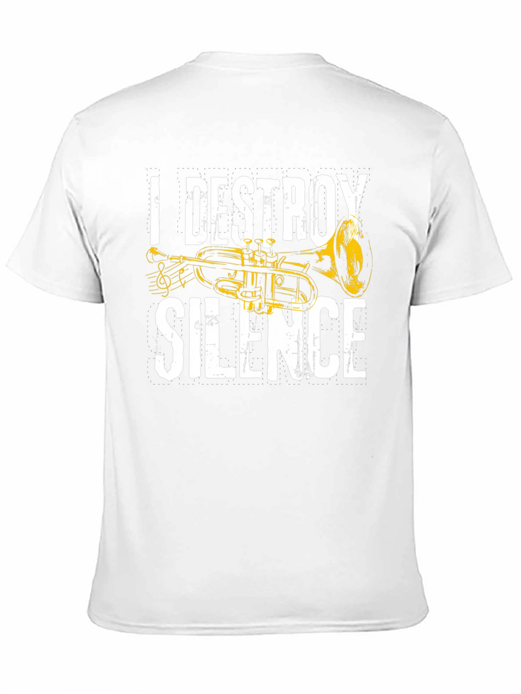 I Destroy Silence Trumpet T-Shirt
