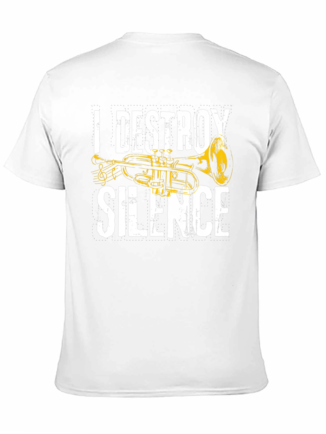 I Destroy Silence Trumpet T-Shirt