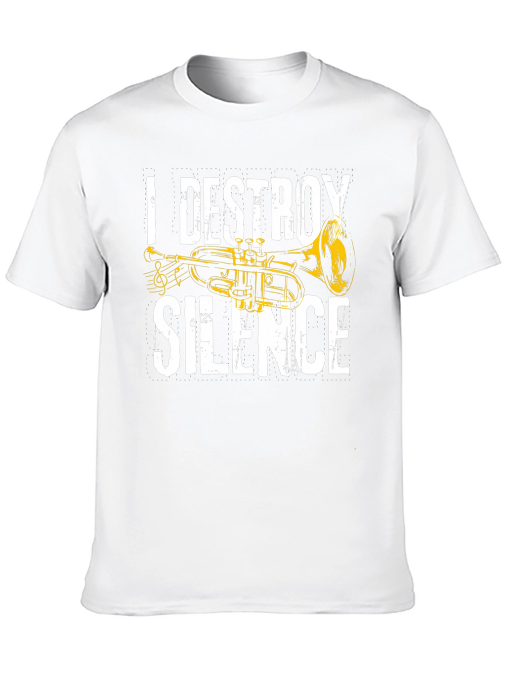 I Destroy Silence Trumpet T-Shirt