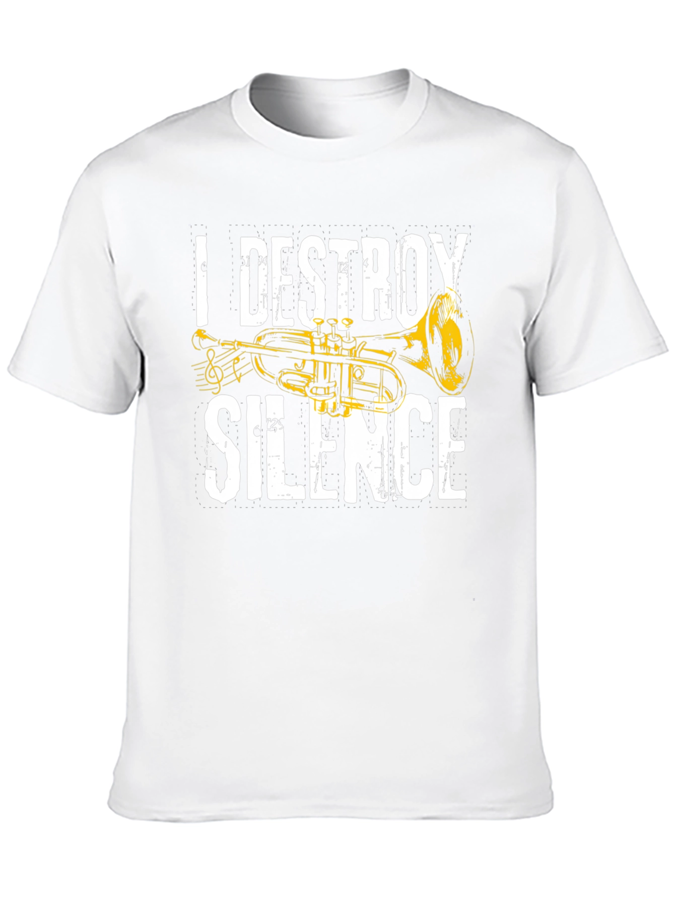 I Destroy Silence Trumpet T-Shirt
