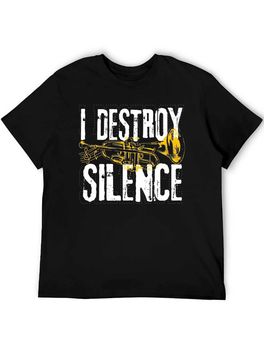 I Destroy Silence Trumpet T-Shirt