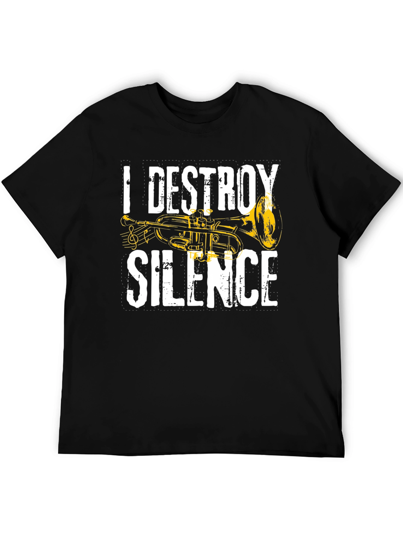 I Destroy Silence Trumpet T-Shirt