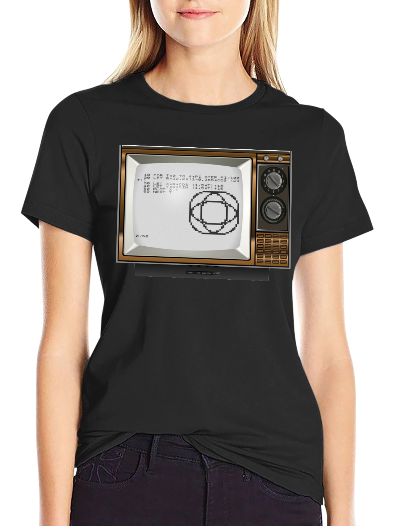 Retro Computer Art T-Shirt - Classic Design