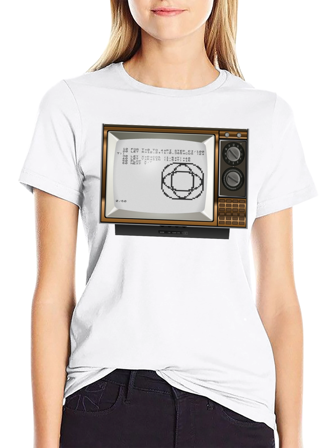 Retro Computer Art T-Shirt - Classic Design