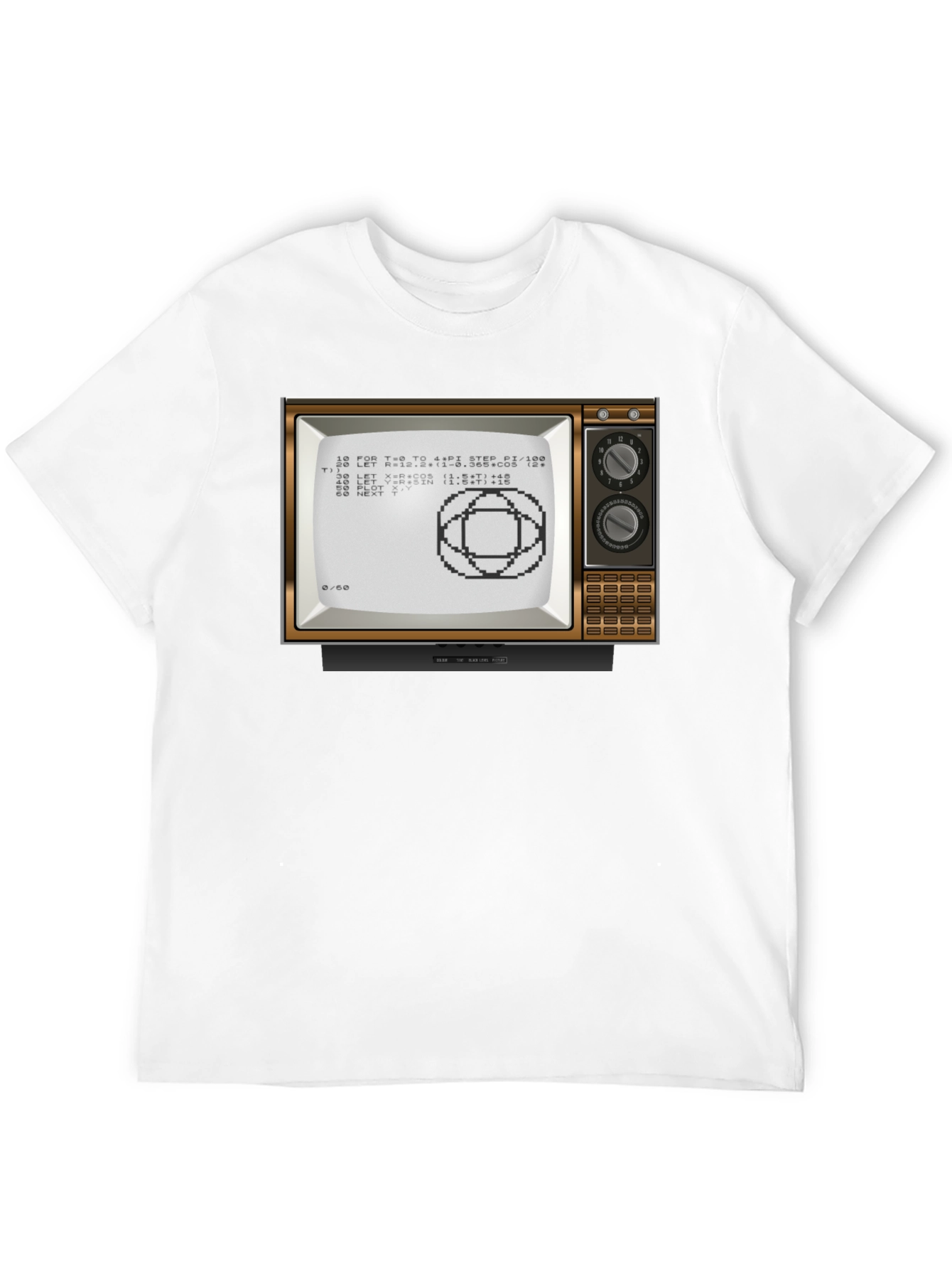 Retro Computer Art T-Shirt - Classic Design