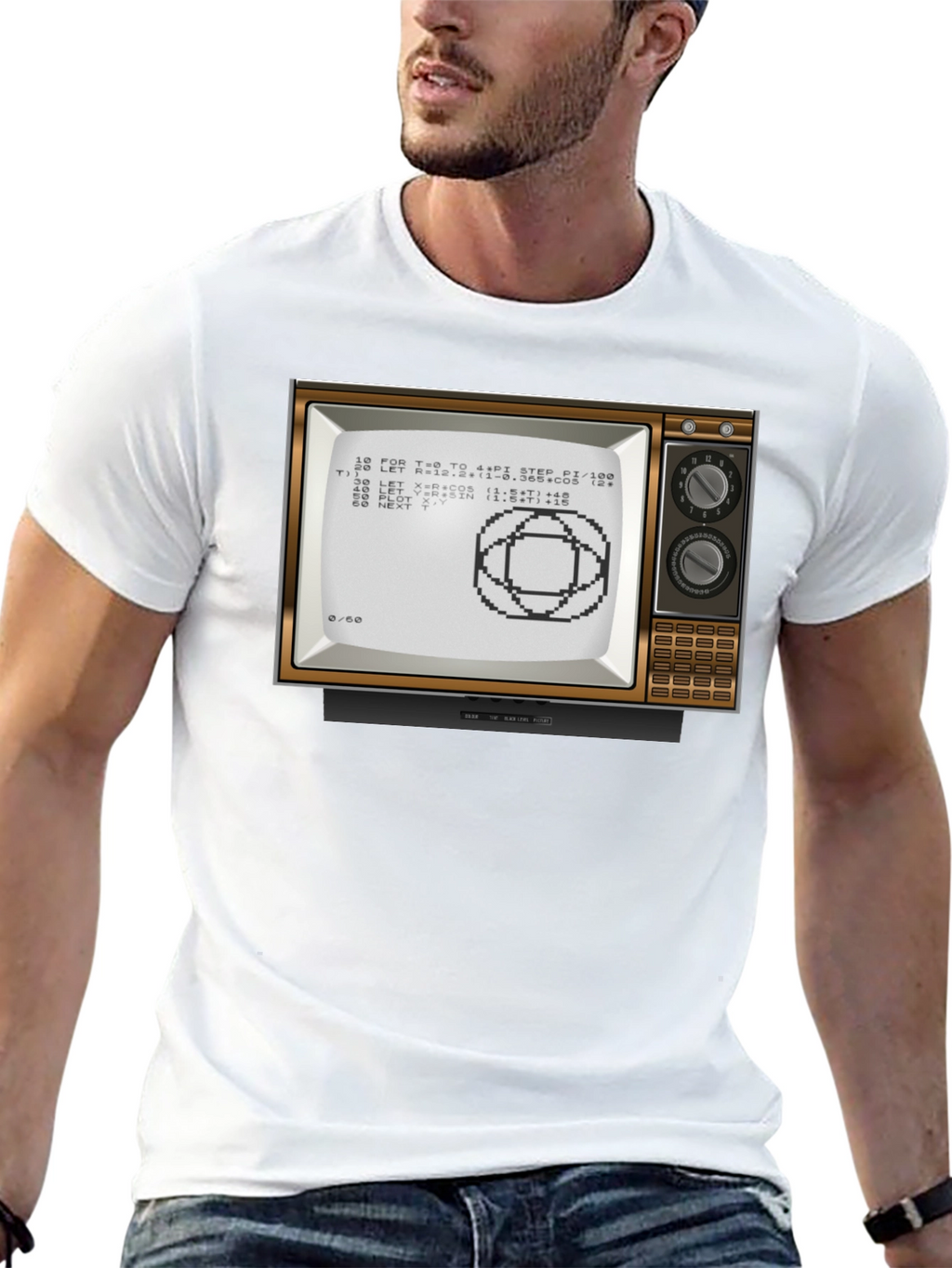 Retro Computer Art T-Shirt - Classic Design