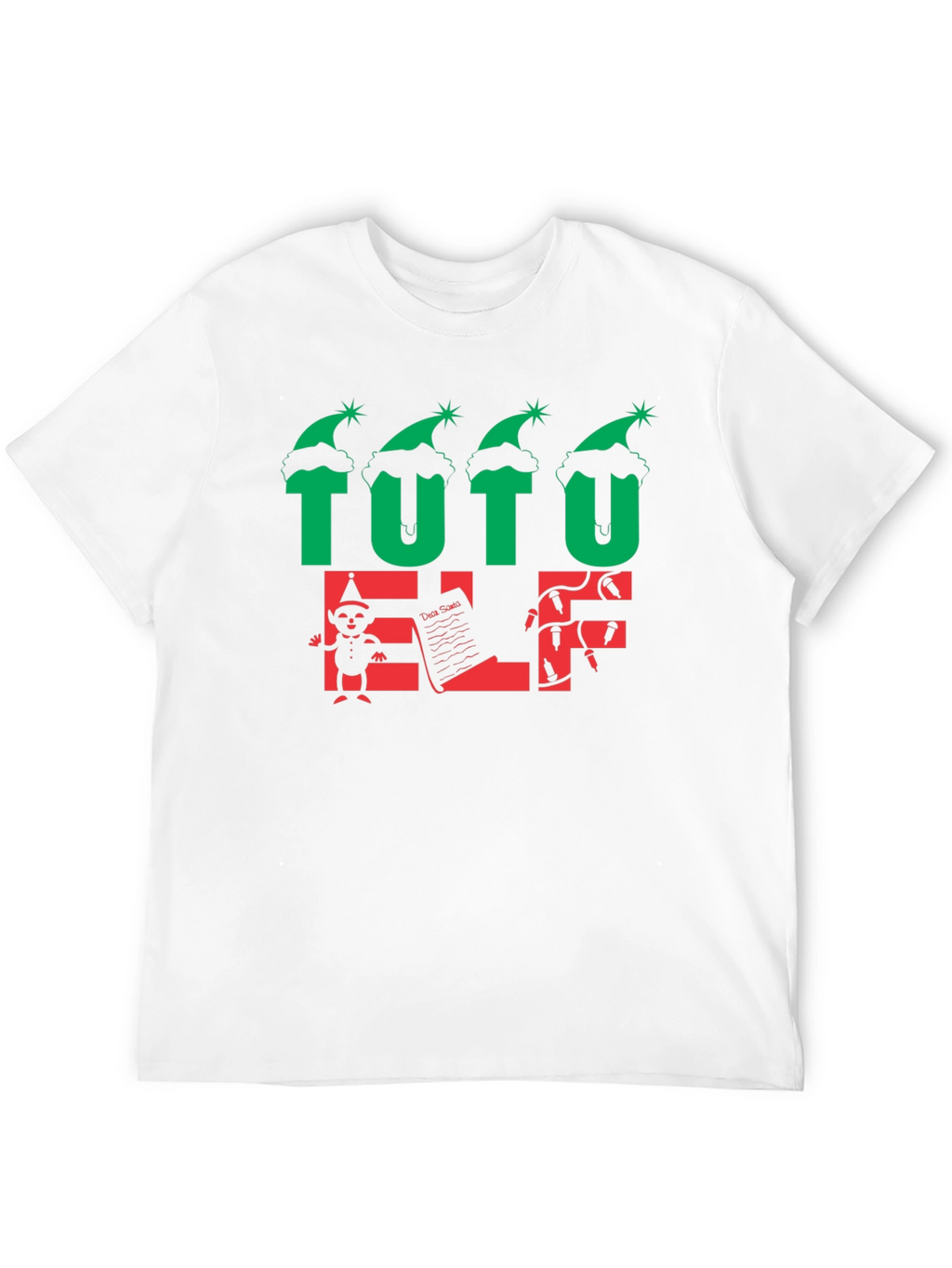 Tutu Elf Holiday Graphic T-Shirt