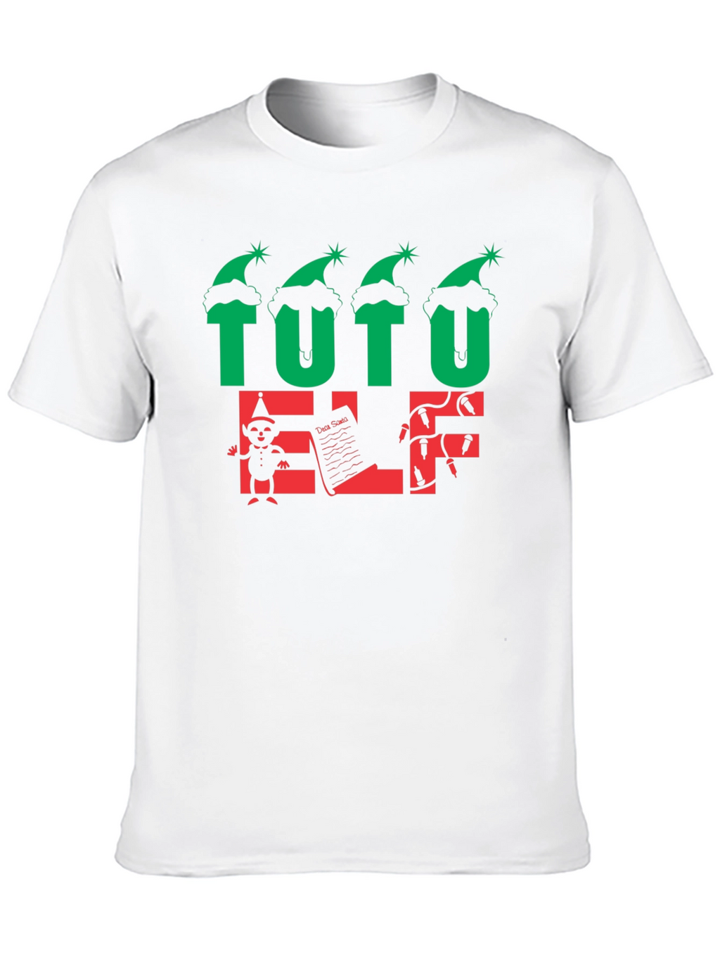 Tutu Elf Holiday Graphic T-Shirt