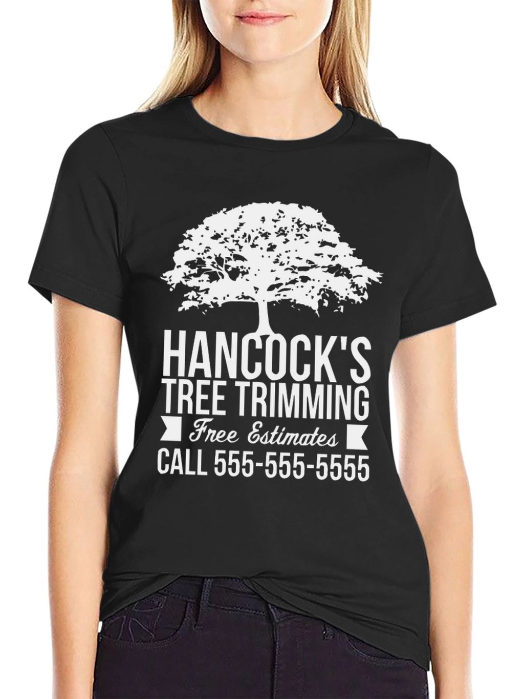 Hancocks Tree Trimming Tee - Free Estimates!
