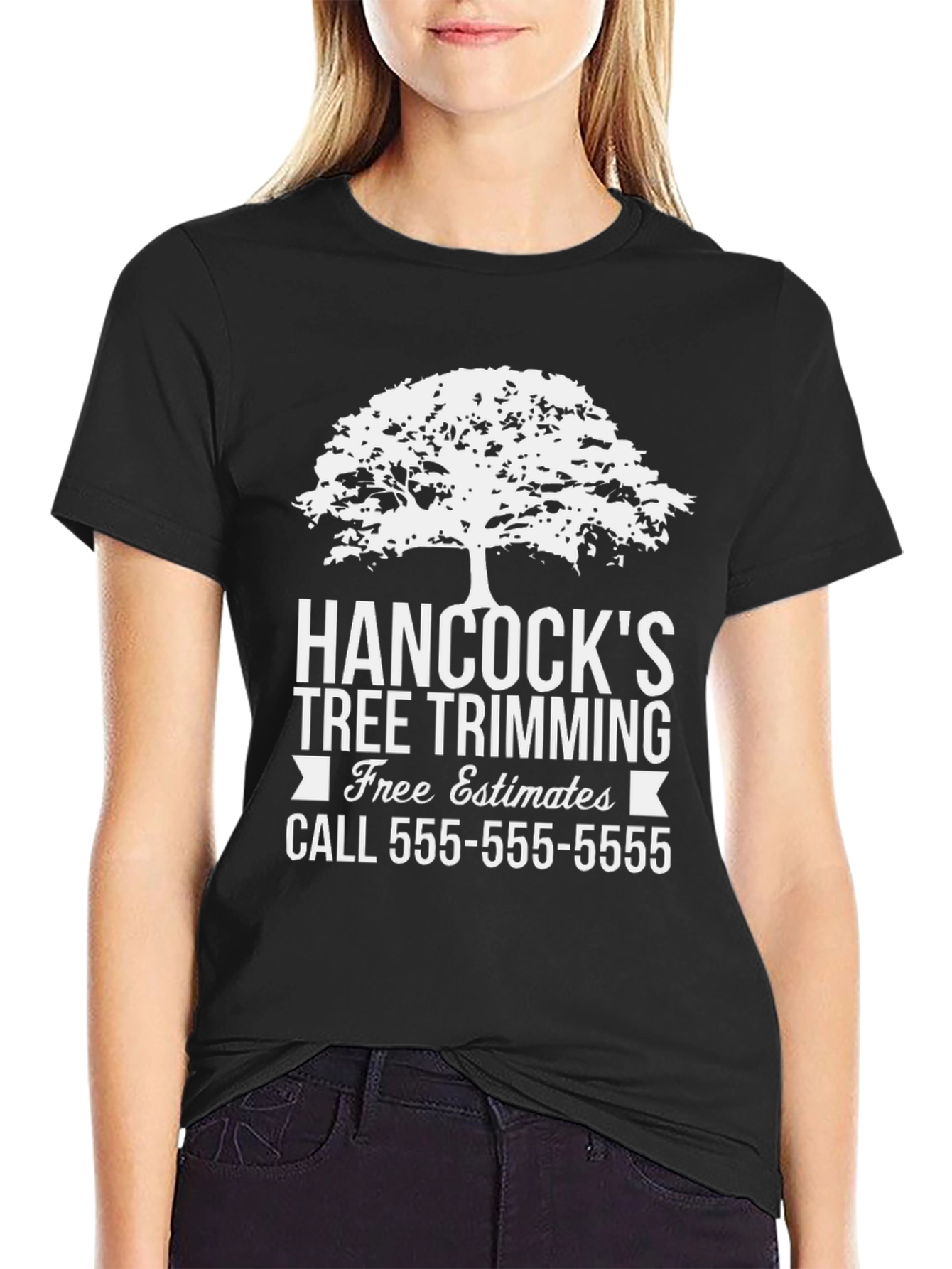 Hancocks Tree Trimming Tee - Free Estimates!
