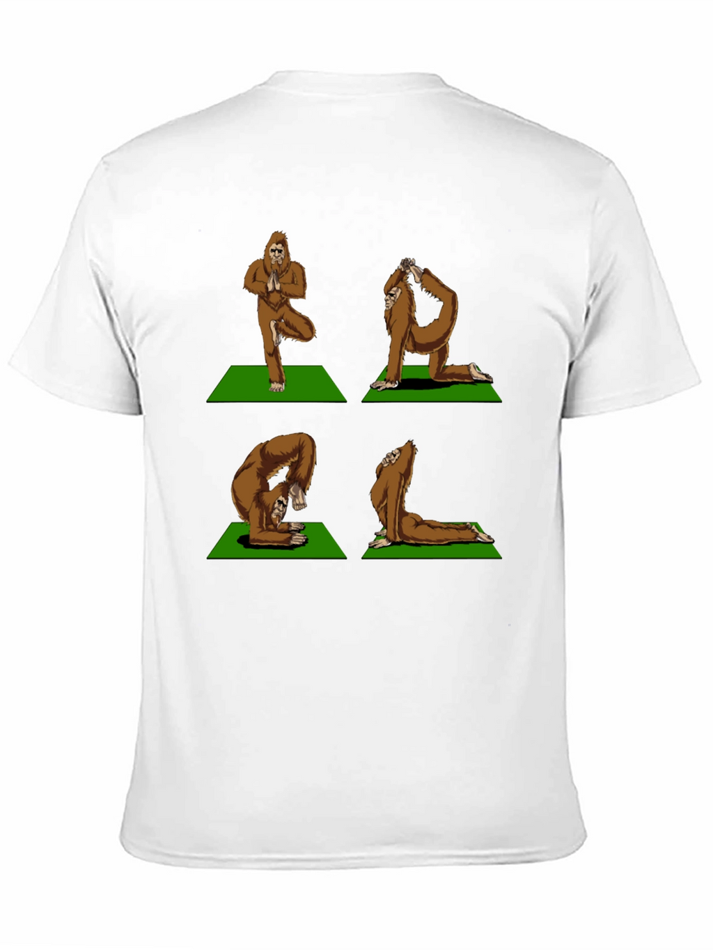 Yoga Bigfoot T-Shirt - Flexible Sasquatch Tee